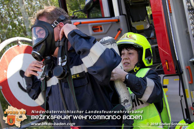 20180421 Bundesländerübergreifende Schadstoffeinsatzübung auf der A3 zwischen Pottendorf NÖ - Hornstein Bgld   Foto: Stefan Schneider