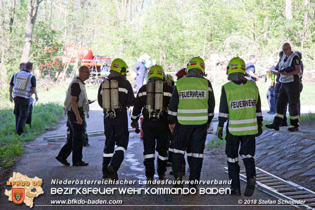 20180421 Bundesländerübergreifende Schadstoffeinsatzübung auf der A3 zwischen Pottendorf NÖ - Hornstein Bgld   Foto: Stefan Schneider