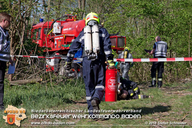 20180421 Bundesländerübergreifende Schadstoffeinsatzübung auf der A3 zwischen Pottendorf NÖ - Hornstein Bgld   Foto: Stefan Schneider