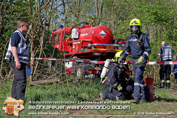 20180421 Bundesländerübergreifende Schadstoffeinsatzübung auf der A3 zwischen Pottendorf NÖ - Hornstein Bgld   Foto: Stefan Schneider