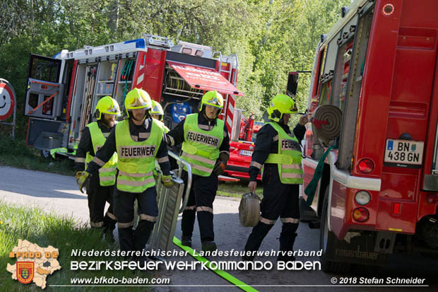 20180421 Bundesländerübergreifende Schadstoffeinsatzübung auf der A3 zwischen Pottendorf NÖ - Hornstein Bgld   Foto: Stefan Schneider