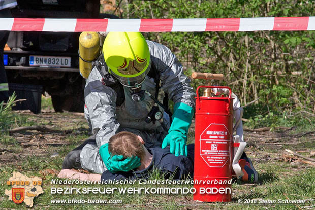 20180421 Bundesländerübergreifende Schadstoffeinsatzübung auf der A3 zwischen Pottendorf NÖ - Hornstein Bgld   Foto: Stefan Schneider