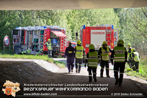 20180421 Bundesländerübergreifende Schadstoffeinsatzübung auf der A3 zwischen Pottendorf NÖ - Hornstein Bgld   Foto: Stefan Schneider