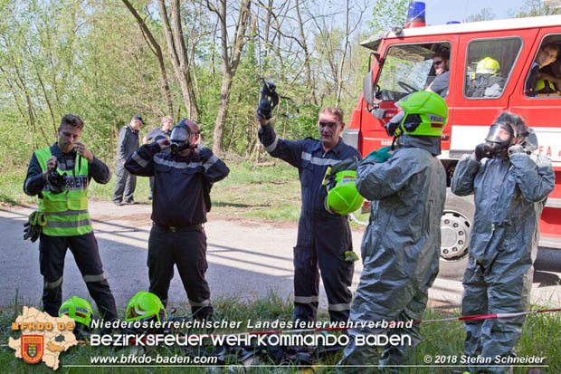 20180421 Bundesländerübergreifende Schadstoffeinsatzübung auf der A3 zwischen Pottendorf NÖ - Hornstein Bgld   Foto: Stefan Schneider