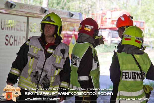 20180421 Bundesländerübergreifende Schadstoffeinsatzübung auf der A3 zwischen Pottendorf NÖ - Hornstein Bgld   Foto: Stefan Schneider