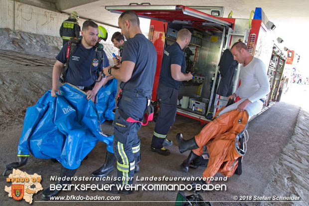 20180421 Bundesländerübergreifende Schadstoffeinsatzübung auf der A3 zwischen Pottendorf NÖ - Hornstein Bgld   Foto: Stefan Schneider