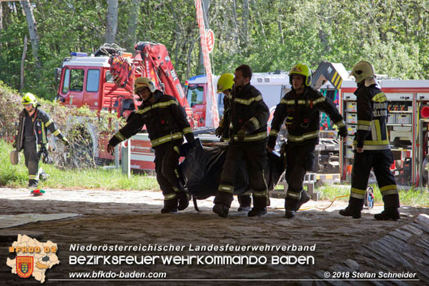 20180421 Bundesländerübergreifende Schadstoffeinsatzübung auf der A3 zwischen Pottendorf NÖ - Hornstein Bgld   Foto: Stefan Schneider
