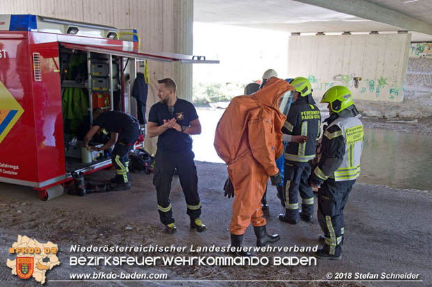 20180421 Bundesländerübergreifende Schadstoffeinsatzübung auf der A3 zwischen Pottendorf NÖ - Hornstein Bgld   Foto: Stefan Schneider