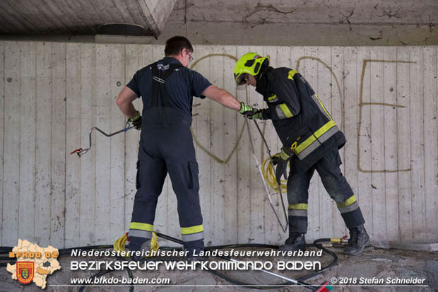 20180421 Bundesländerübergreifende Schadstoffeinsatzübung auf der A3 zwischen Pottendorf NÖ - Hornstein Bgld   Foto: Stefan Schneider