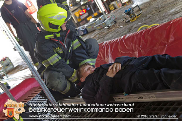 20180421 Bundesländerübergreifende Schadstoffeinsatzübung auf der A3 zwischen Pottendorf NÖ - Hornstein Bgld   Foto: Stefan Schneider