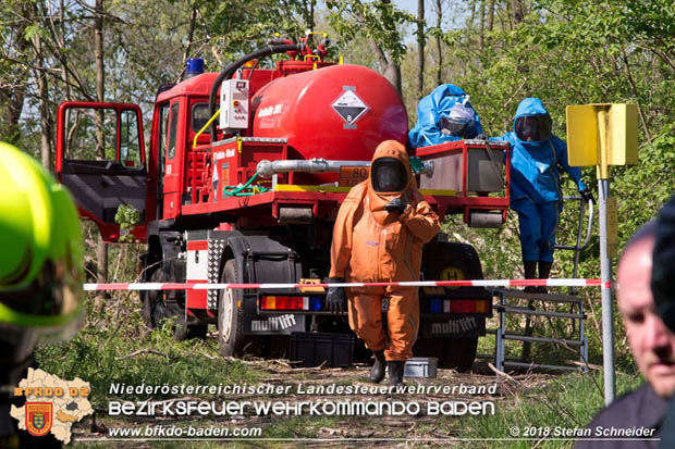 20180421 Bundesländerübergreifende Schadstoffeinsatzübung auf der A3 zwischen Pottendorf NÖ - Hornstein Bgld   Foto: Stefan Schneider