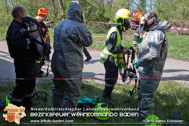 20180421 Bundesländerübergreifende Schadstoffeinsatzübung auf der A3 zwischen Pottendorf NÖ - Hornstein Bgld   Foto: Stefan Schneider