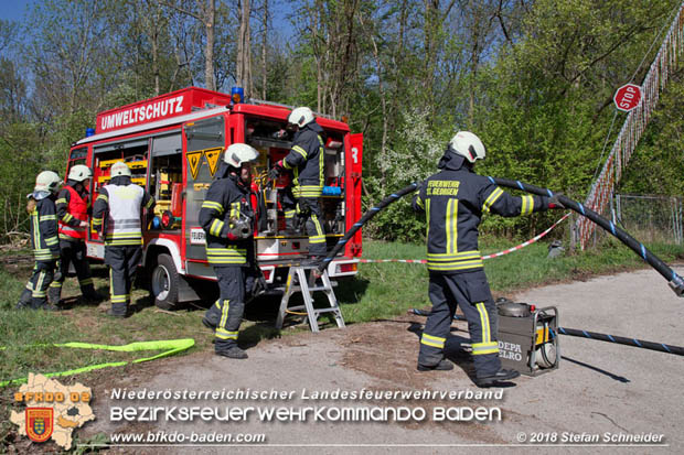 20180421 Bundesländerübergreifende Schadstoffeinsatzübung auf der A3 zwischen Pottendorf NÖ - Hornstein Bgld   Foto: Stefan Schneider