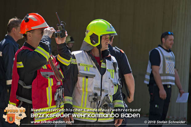 20180421 Bundesländerübergreifende Schadstoffeinsatzübung auf der A3 zwischen Pottendorf NÖ - Hornstein Bgld   Foto: Stefan Schneider