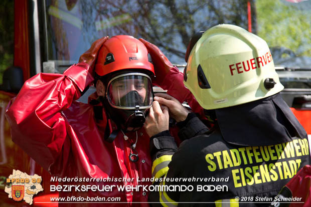 20180421 Bundesländerübergreifende Schadstoffeinsatzübung auf der A3 zwischen Pottendorf NÖ - Hornstein Bgld   Foto: Stefan Schneider
