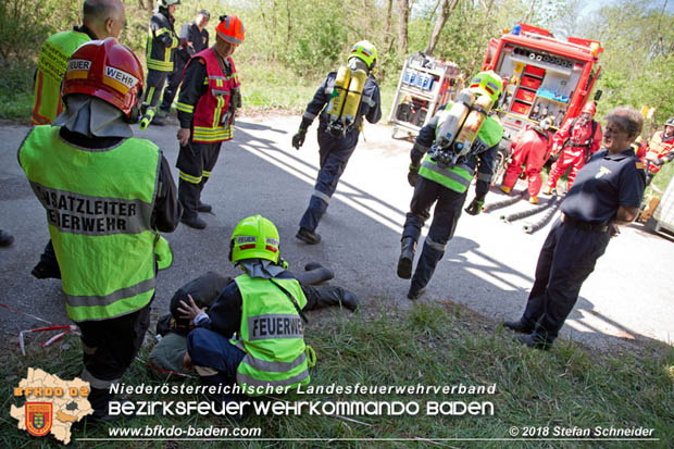 20180421 Bundesländerübergreifende Schadstoffeinsatzübung auf der A3 zwischen Pottendorf NÖ - Hornstein Bgld   Foto: Stefan Schneider