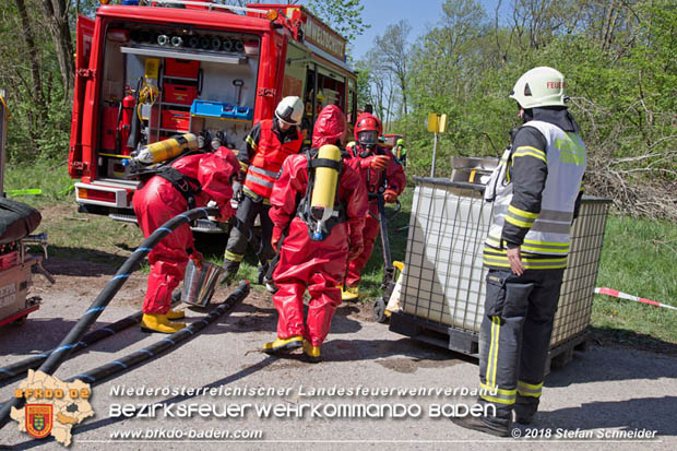 20180421 Bundesländerübergreifende Schadstoffeinsatzübung auf der A3 zwischen Pottendorf NÖ - Hornstein Bgld   Foto: Stefan Schneider