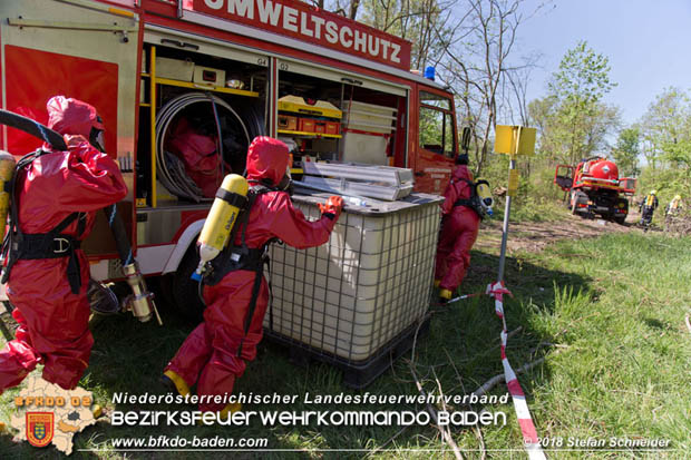 20180421 Bundesländerübergreifende Schadstoffeinsatzübung auf der A3 zwischen Pottendorf NÖ - Hornstein Bgld   Foto: Stefan Schneider