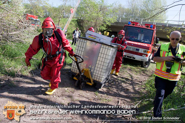 20180421 Bundesländerübergreifende Schadstoffeinsatzübung auf der A3 zwischen Pottendorf NÖ - Hornstein Bgld   Foto: Stefan Schneider