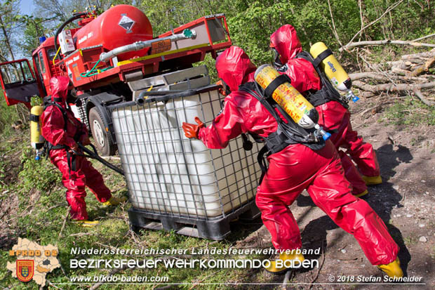 20180421 Bundesländerübergreifende Schadstoffeinsatzübung auf der A3 zwischen Pottendorf NÖ - Hornstein Bgld   Foto: Stefan Schneider