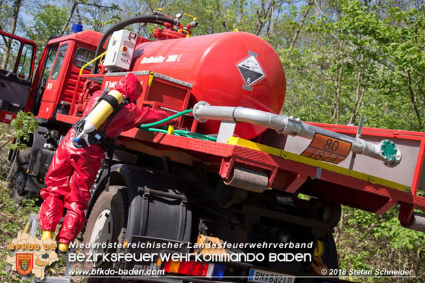 20180421 Bundesländerübergreifende Schadstoffeinsatzübung auf der A3 zwischen Pottendorf NÖ - Hornstein Bgld   Foto: Stefan Schneider