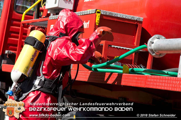 20180421 Bundesländerübergreifende Schadstoffeinsatzübung auf der A3 zwischen Pottendorf NÖ - Hornstein Bgld   Foto: Stefan Schneider