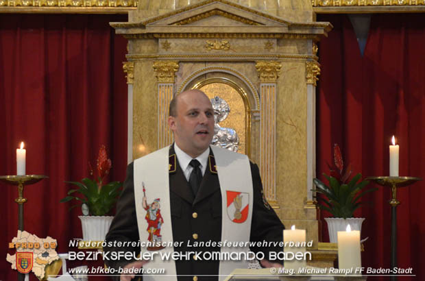 20180506 Florianifeier der Feuerwehren in der Stadt Baden  Foto: Mag. Michael Rampl FF Baden-Stadt 