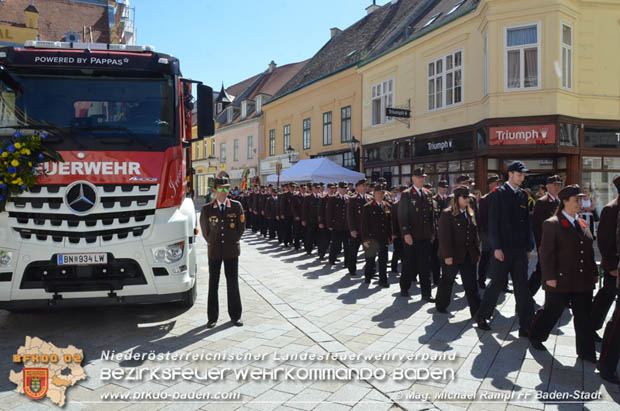20180506 Florianifeier der Feuerwehren in der Stadt Baden  Foto: Mag. Michael Rampl FF Baden-Stadt 