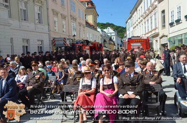 20180506 Florianifeier der Feuerwehren in der Stadt Baden  Foto: Mag. Michael Rampl FF Baden-Stadt 