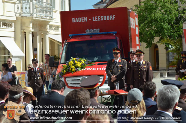 20180506 Florianifeier der Feuerwehren in der Stadt Baden  Foto: Mag. Michael Rampl FF Baden-Stadt 