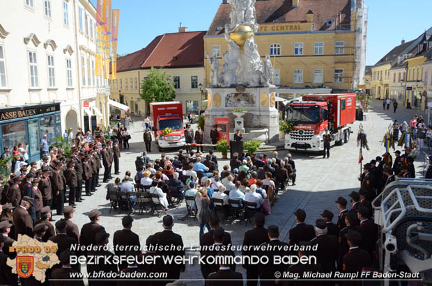 20180506 Florianifeier der Feuerwehren in der Stadt Baden  Foto: Mag. Michael Rampl FF Baden-Stadt 
