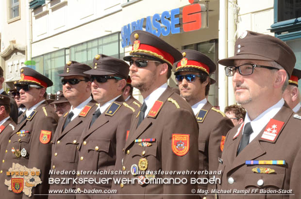 20180506 Florianifeier der Feuerwehren in der Stadt Baden  Foto: Mag. Michael Rampl FF Baden-Stadt 