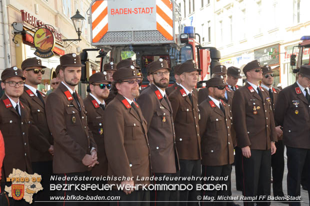 20180506 Florianifeier der Feuerwehren in der Stadt Baden  Foto: Mag. Michael Rampl FF Baden-Stadt 