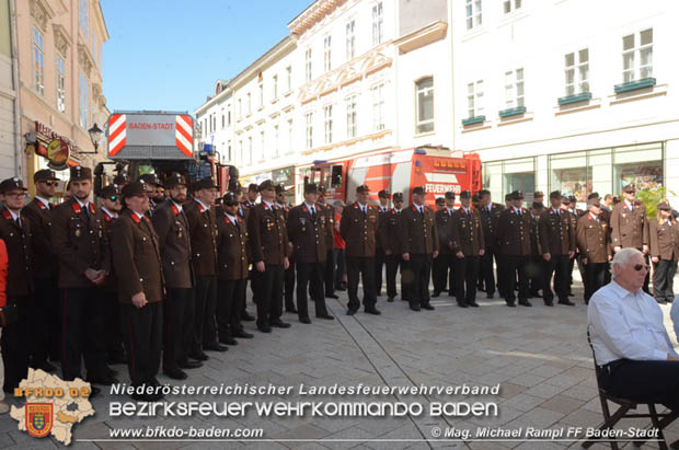 20180506 Florianifeier der Feuerwehren in der Stadt Baden  Foto: Mag. Michael Rampl FF Baden-Stadt 