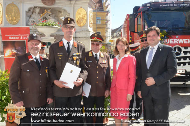 20180506 Florianifeier der Feuerwehren in der Stadt Baden  Foto: Mag. Michael Rampl FF Baden-Stadt 