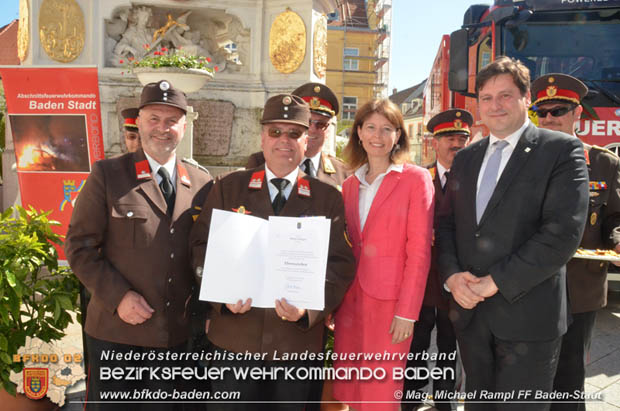 20180506 Florianifeier der Feuerwehren in der Stadt Baden  Foto: Mag. Michael Rampl FF Baden-Stadt 