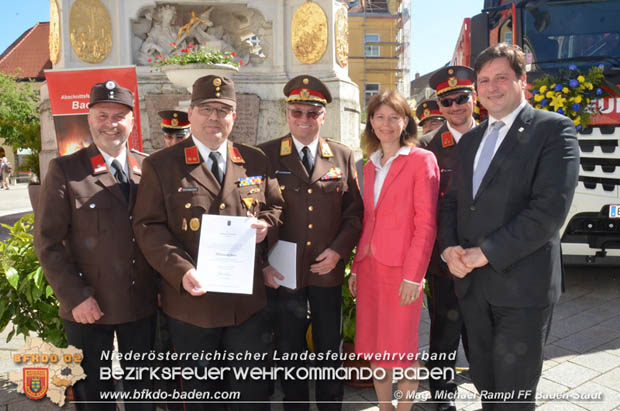 20180506 Florianifeier der Feuerwehren in der Stadt Baden  Foto: Mag. Michael Rampl FF Baden-Stadt 