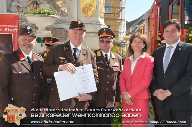 20180506 Florianifeier der Feuerwehren in der Stadt Baden  Foto: Mag. Michael Rampl FF Baden-Stadt 
