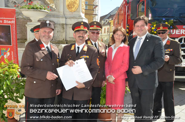 20180506 Florianifeier der Feuerwehren in der Stadt Baden  Foto: Mag. Michael Rampl FF Baden-Stadt 