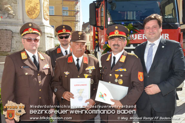 20180506 Florianifeier der Feuerwehren in der Stadt Baden  Foto: Mag. Michael Rampl FF Baden-Stadt 
