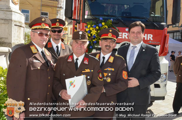 20180506 Florianifeier der Feuerwehren in der Stadt Baden  Foto: Mag. Michael Rampl FF Baden-Stadt 