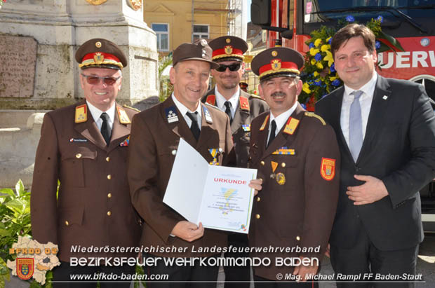 20180506 Florianifeier der Feuerwehren in der Stadt Baden  Foto: Mag. Michael Rampl FF Baden-Stadt 