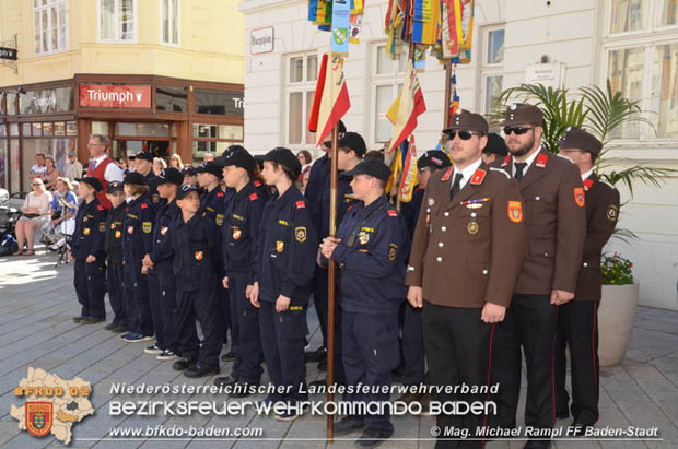 20180506 Florianifeier der Feuerwehren in der Stadt Baden  Foto: Mag. Michael Rampl FF Baden-Stadt 