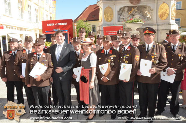20180506 Florianifeier der Feuerwehren in der Stadt Baden  Foto: Mag. Michael Rampl FF Baden-Stadt 