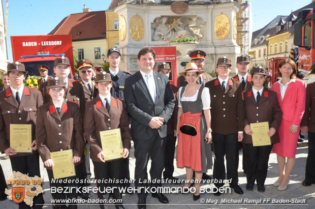 20180506 Florianifeier der Feuerwehren in der Stadt Baden  Foto: Mag. Michael Rampl FF Baden-Stadt 