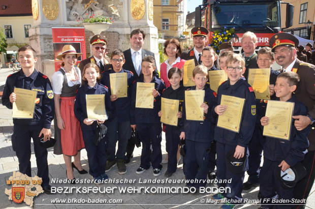 20180506 Florianifeier der Feuerwehren in der Stadt Baden  Foto: Mag. Michael Rampl FF Baden-Stadt 
