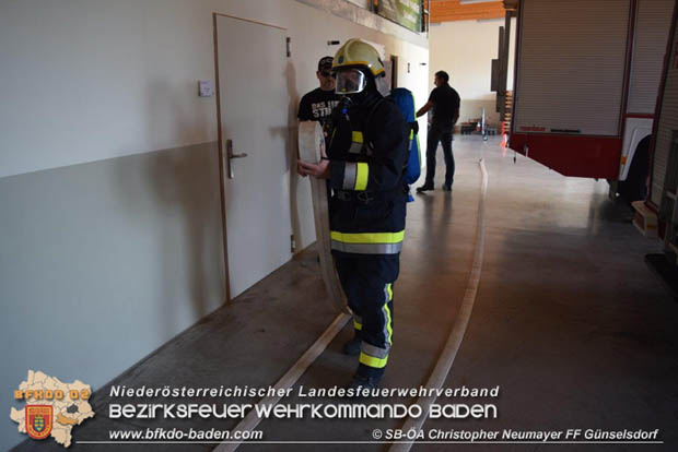 20180428 Leistungsüberprüfung der Atemschutzgeräteträger der FF Günselsdorf  Foto: SB ÖA Christopher Neumayer FF Günselsdorf