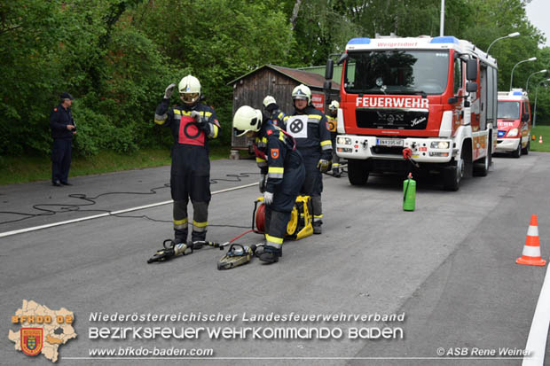 20180505 Ausbildungsprüfung Technischer Einsatz Stufe Bronze, Silber oder Gold erfolgreich in Weigelsdorf bestanden  Foto: ASB ÖA Rene Weiner 