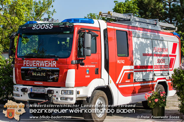 20180429 Fahrzeugsegnung des neuen Hilfeleistungslöschfahrzeuges HLFA 2 der FF Sooß  Foto: Freiwillige Feuerwehr Sooß