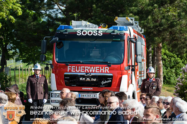 20180429 Fahrzeugsegnung des neuen Hilfeleistungsloeschfahrzeuges HLFA 2 der FF Sooss  Foto: Freiwillige Feuerwehr Sooss